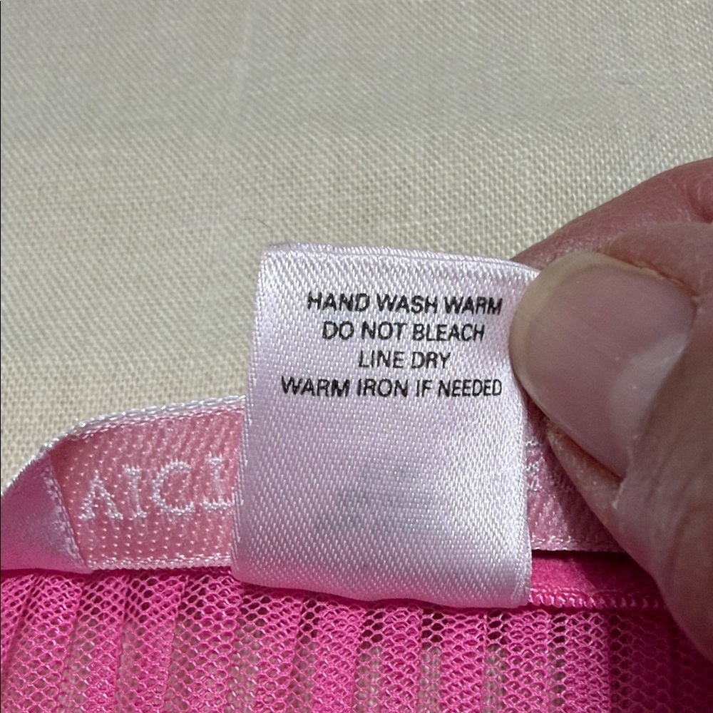 Victoria's Secret Y2K Pink Baby Doll Sheer Slip Dress Fairy Nightie - Picture 11 of 13
